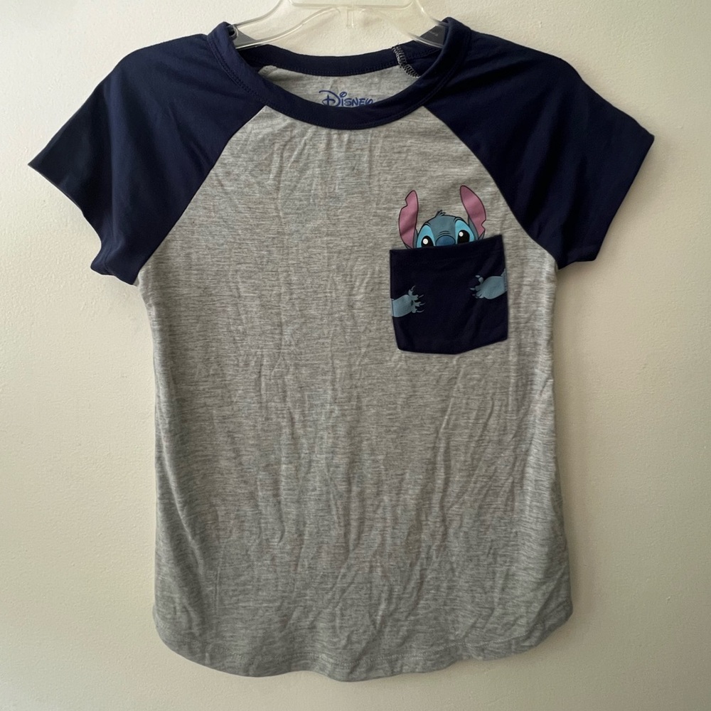 Disney Lilo and Stitch front pocket ink tee